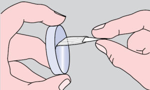'First Contact' polymer film cleaner